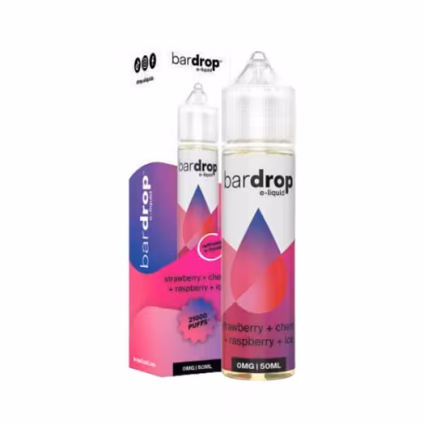 Drop E-liquid Bar Drop Strawberry Cherry Raspberry Ice 50ml Shortfill