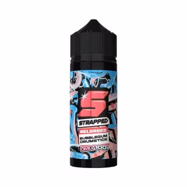 Strapped Reloaded Bubblegum Drumstick Shortfill 100ml