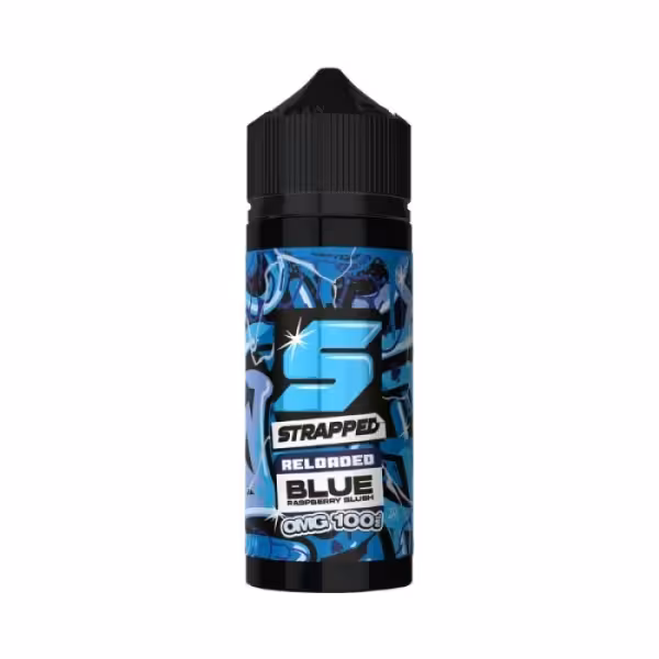 Strapped Reloaded Blue Raspberry Slush 100ml Shortfill