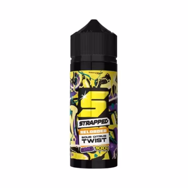 Strapped Reloaded Sour Citrus Twist Shortfill E-Liquid 100ml