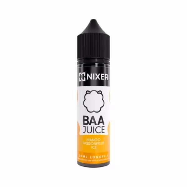 Nixer Baa Juice Mango Passionfruit Ice Longfill 30ml
