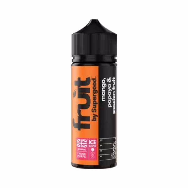 Supergood Fruit Mango, Papaya & Passion Fruit Shortfill 100ml