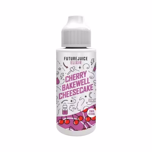 Future Juice Elixir Cherry Bakewell Cheesecake Shortfill 100ml