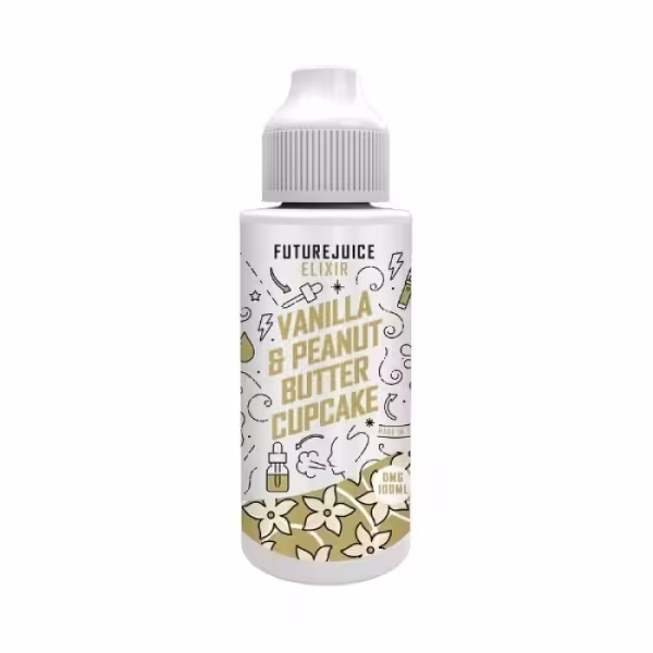 Future Juice Elixir Vanilla & Peanut Butter Cupcake Shortfill 100ml