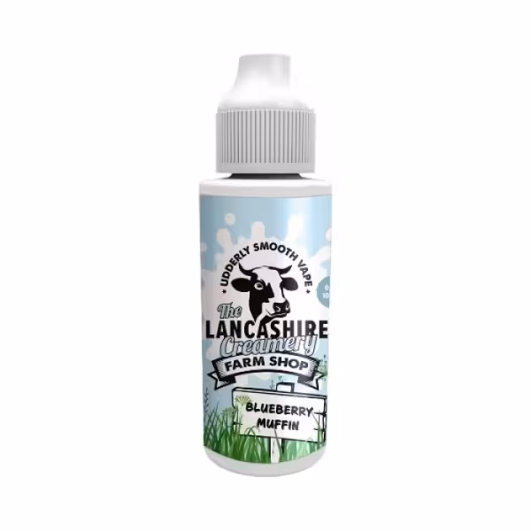 The Lancashire Creamery Farm Shop Blueberry Muffin Shortfill E-Liquid 100ml