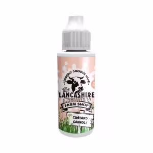 The Lancashire Creamery Farm Shop Custard Cannoli Shortfill E-Liquid 100ml
