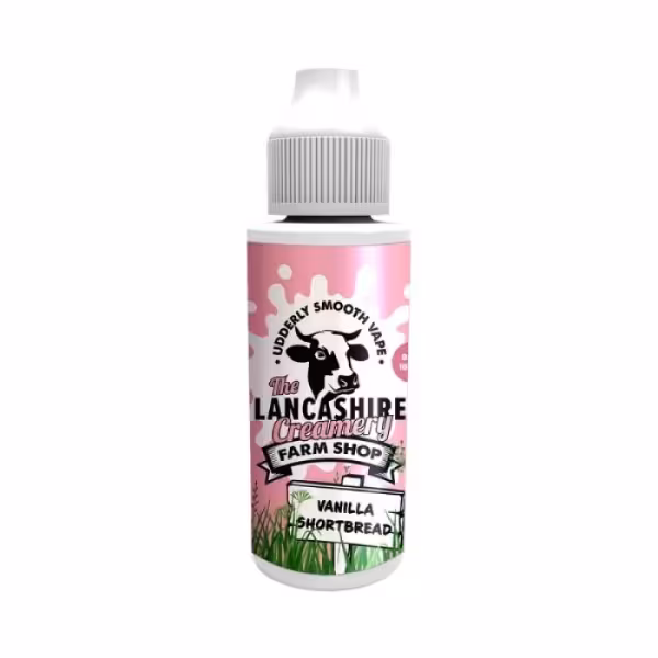 The Lancashire Creamery Farm Shop Vanilla Shortbread Shortfill 100ml