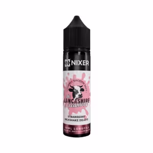 Nixer The Lancashire Creamery Strawberry Milkshake Deluxe Longfill 30ml