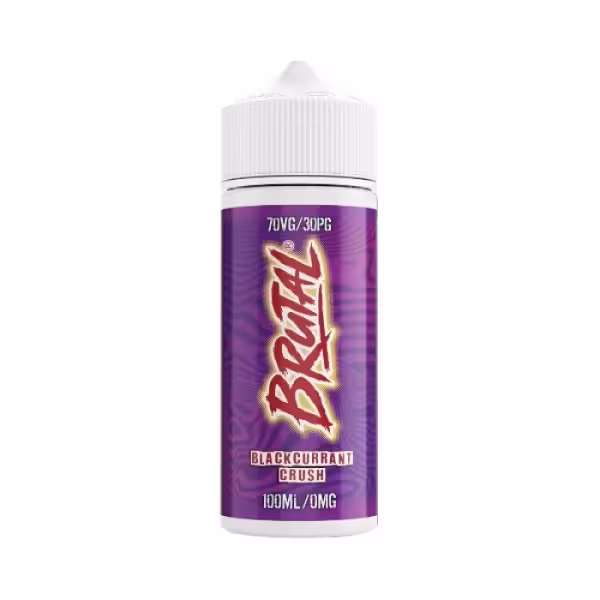 Brutal Blackcurrant Crush Shortfill E-Liquid 100ml