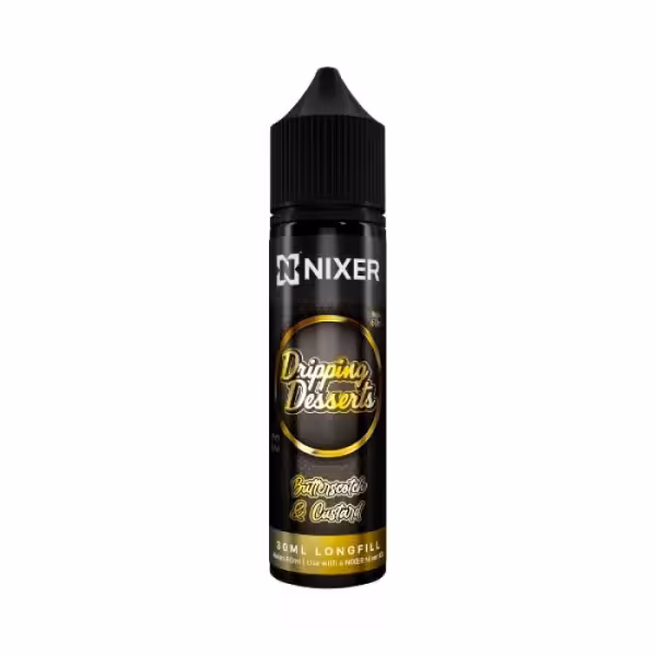 Nixer Dripping Desserts Butterscotch & Custard Longfill 30ml
