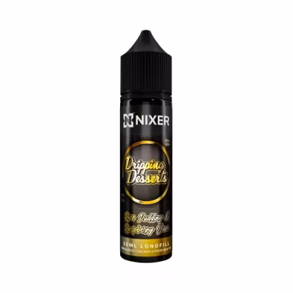 Nixer Dripping Desserts Rice Pudding & Raspberry Jam Longfill 30ml