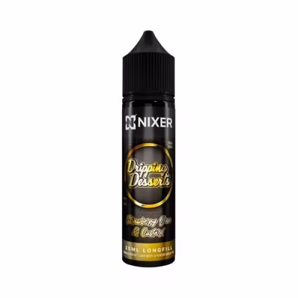Nixer X Dripping Desserts Strawberry Jam & Custard Longfill 30ml
