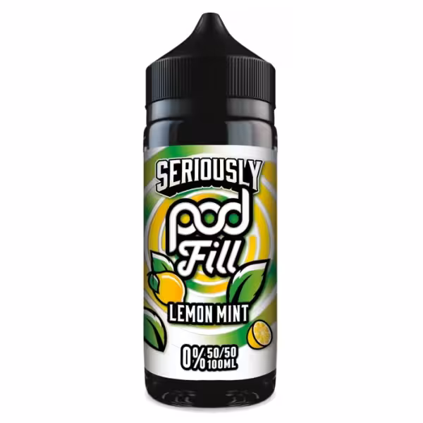 Doozy Vape Seriously Pod Fill Lemon Mint Shortfill E-Liquid 100ml [Lemon Mint]