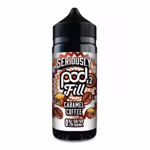 Doozy Vape Seriously Pod Fill 2 Caramel Coffee Shortfill 100ml [Caramel Coffee]