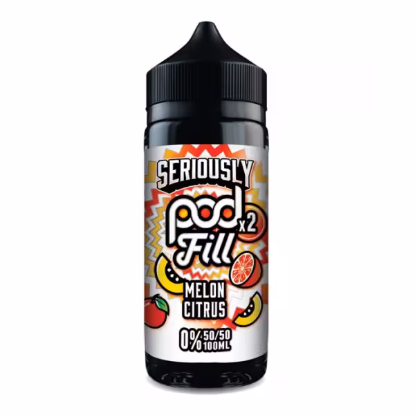 Doozy Vape Seriously Pod Fill 2 Melon Citrus Shortfill 100ml [Melon Citrus]