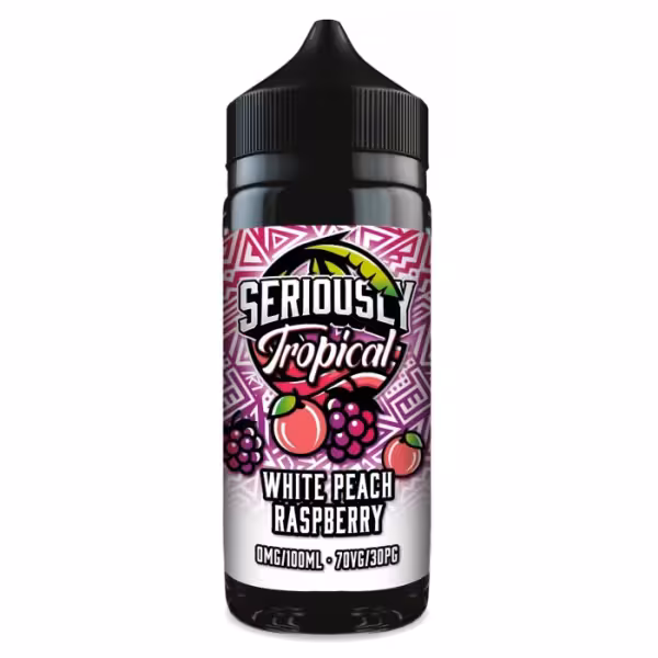 Doozy Vape Seriously Tropical White Peach Raspberry 100ml Shortfill [White Peach Raspberry]