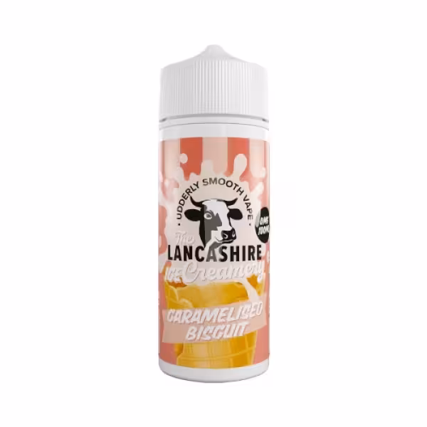 The Lancashire Creamery Caramelised Biscuit Shortfill E-Liquid 100ml