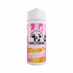 The Lancashire Creamery Raspberry Ripple Shortfill E-Liquid 100ml