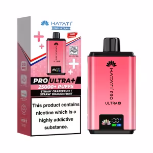 Hayati Pro Ultra+ 25000 Straw' Grapefruit / Dragonfruit Pod Kit [Straw' Grapefruit / Straw'