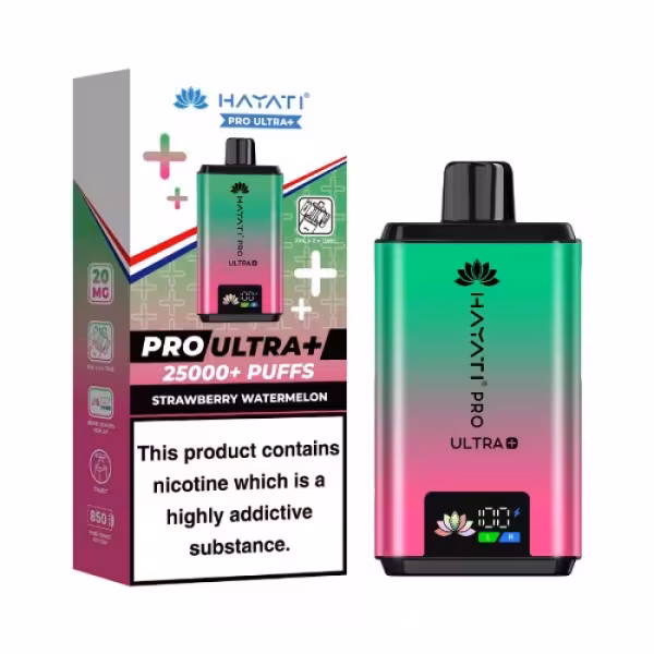 Hayati Pro Ultra+ Strawberry Watermelon Pod Kit 25000 Puffs [Strawberry Watermelon]