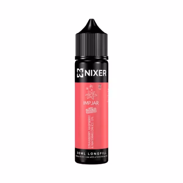 Nixer X Imp Jar Strawberry, Raspberry & Watermelon Ice Longfill 30ml