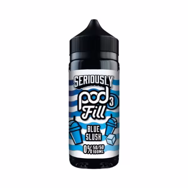 Doozy Vape Seriously Pod Fill 3 Blue Slush Shortfill E-Liquid 100ml [Blue Slush]