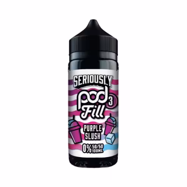 Doozy Vape Seriously Pod Fill 3 Purple Slush Shortfill 100ml [Purple Slush]