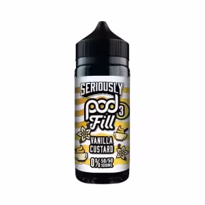Doozy Vape Seriously Pod Fill 3 Vanilla Custard Shortfill E-Liquid 100ml [Vanilla Custard]