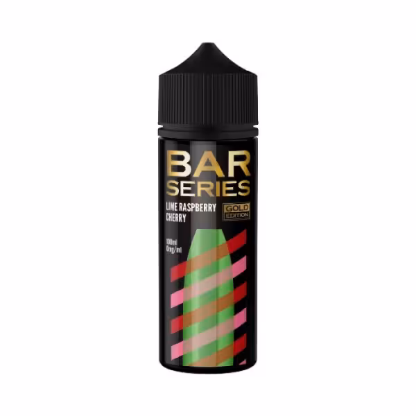 Bar Series Gold Edition Lime Raspberry Cherry Shortfill E-Liquid 100ml