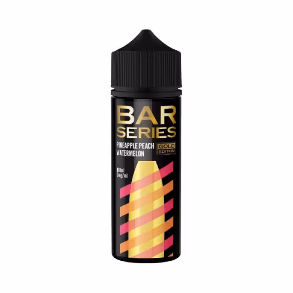 Bar Series Gold Edition Pineapple Peach Watermelon Shortfill E-Liquid 100ml