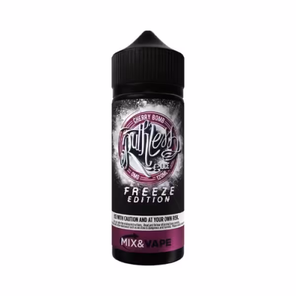 Ruthless Freeze Edition Cherry Bomb Shortfill E-Liquid 100ml