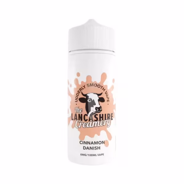 The Lancashire Creamery Cinnamon Danish Shortfill E-Liquid 100ml