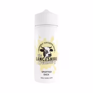 The Lancashire Creamery Spotted Dick 100ml Shortfill E-Liquid