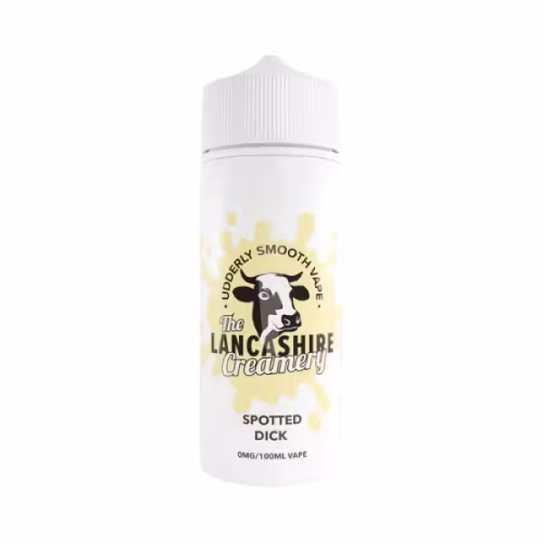 The Lancashire Creamery Spotted Dick 100ml Shortfill E-Liquid