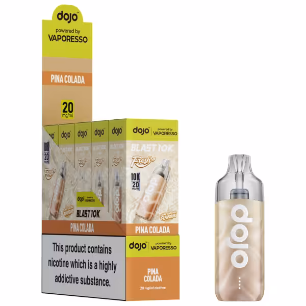 DOJO BLAST 10K Fresh Kit (Powered by Vaporesso) - DOJO BLAST 10K Fresh Kit (Powered by Vaporesso) [Pina Colada 20mg]