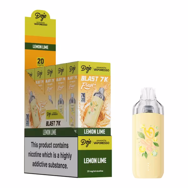 DOJO BLAST 7K Fresh Kit (Powered by Vaporesso) - DOJO BLAST 7K Fresh Kit (Powered by Vaporesso) [Lemon Lime 20mg]