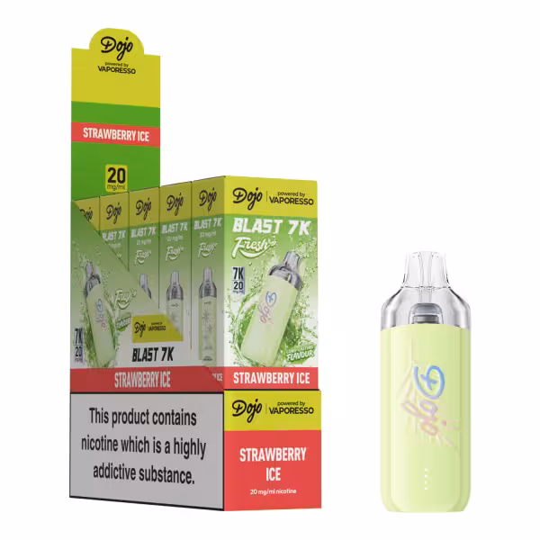 DOJO BLAST 7K Fresh Kit (Powered by Vaporesso) - DOJO BLAST 7K Fresh Kit (Powered by Vaporesso) [Strawberry Ice 20mg]