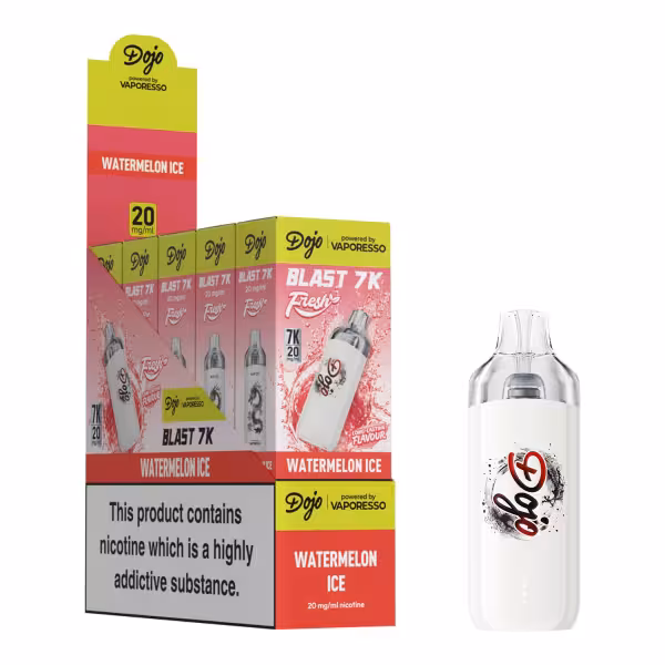 DOJO BLAST 7K Fresh Kit (Powered by Vaporesso) - DOJO BLAST 7K Fresh Kit (Powered by Vaporesso) [Watermelon Ice 20mg]