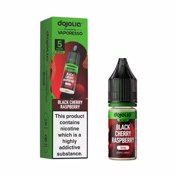 Vaporesso DOJOLIQ Nic Salt E-Liquid - Vaporesso DOJOLIQ Nic Salt Black Cherry Raspberry [5mg] [Black Cherry Raspberry 5mg]