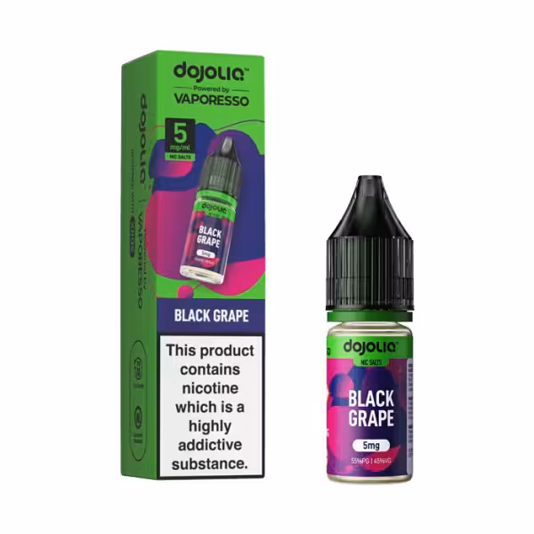 Vaporesso DOJOLIQ Nic Salt E-Liquid - Vaporesso DOJOLIQ Nic Salt Black Grape [5mg] [Black Grape 5mg]
