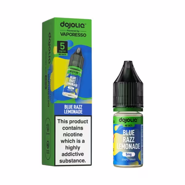 Vaporesso DOJOLIQ Nic Salt E-Liquid - Vaporesso DOJOLIQ Nic Salt Blue Razz Lemonade [5mg] [Blue Razz Lemonade 5mg]