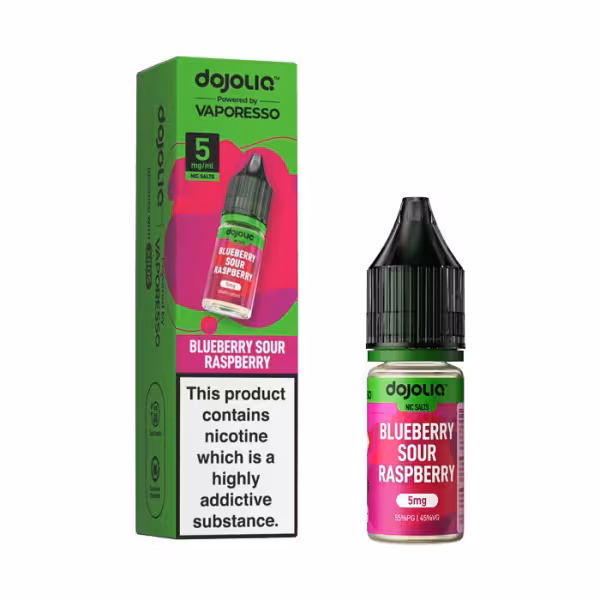 Vaporesso DOJOLIQ Nic Salt E-Liquid - Vaporesso DOJOLIQ Nic Salt Blueberry Sour Raspberry [5mg] [Blueberry Sour Raspberry 5mg]
