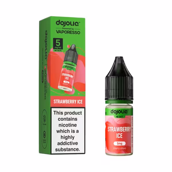 Vaporesso DOJOLIQ Nic Salt E-Liquid - Vaporesso DOJOLIQ Nic Salt Strawberry Ice [5mg] [Strawberry Ice 5mg]